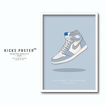 エアジョーダン1 オフホワイト kyneバックサイドワークス/スニーカーポスター エアジョーダン1 オフホワイト kyneバックサイドワークス